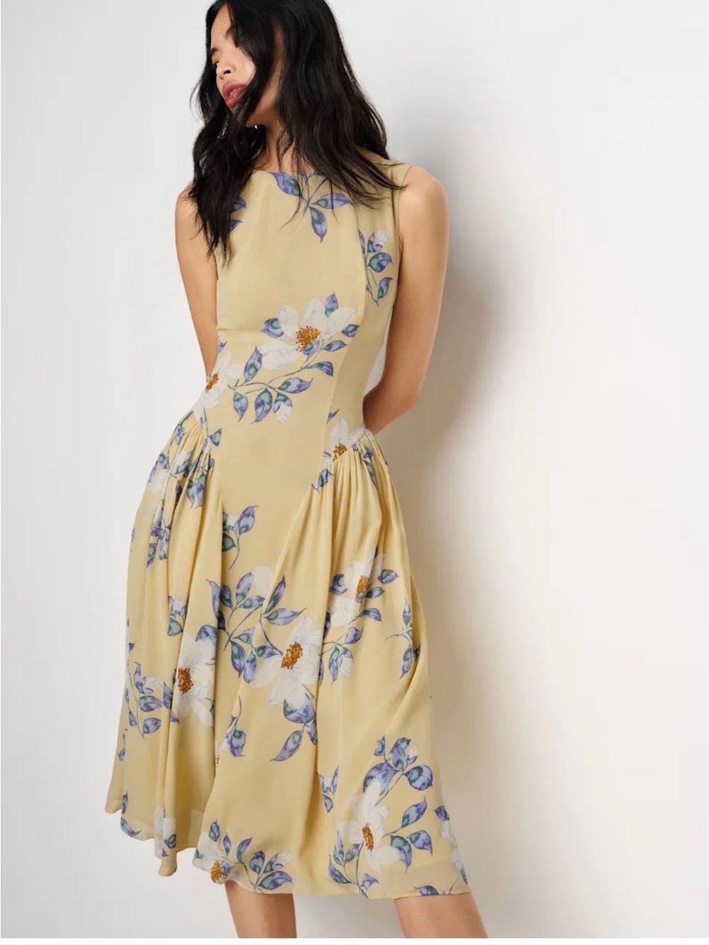 Reformation Anelis Dress Yellow - Size 8